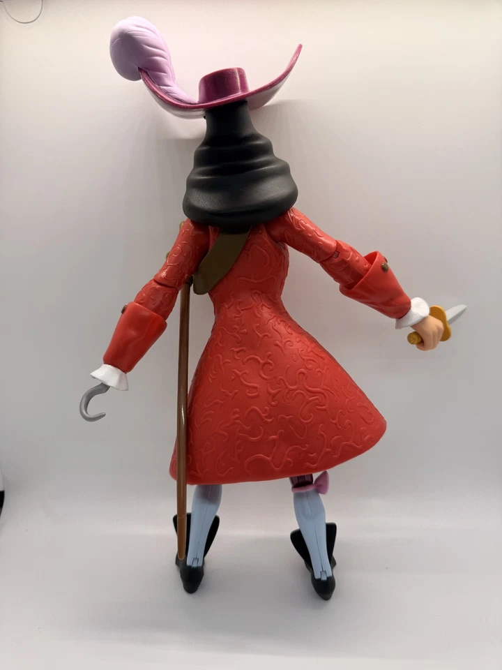 1999 Disney Store Adventurers Fully Poseable Captain Hook 12" Action Figure - Image 2 of 4