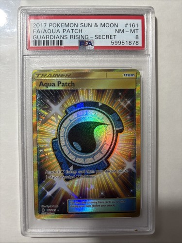 Aqua Patch graded PSA 8 for sale on eBay