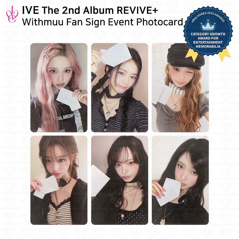 IVE 2nd Album REVIVE+ Withmuu 1st Fan Sign Event Photocard | eBay