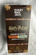 Every Man Jack Harry Potter Gift Set 2 Pack Bodywash Charms, Herbology NEW