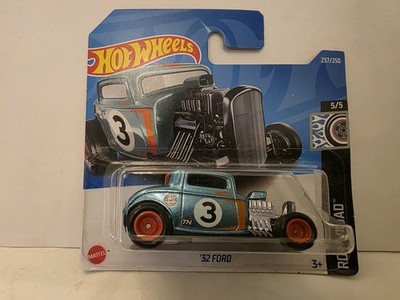 Hot Wheels super treasure hunt 32 Ford gulf  short card very rare