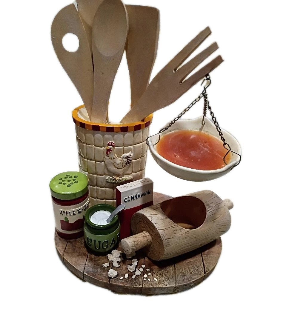 - Kitchen Counter Top Scented Figurine Display