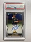2023 Bowman 1st Chrome Draft PAUL SKENES ROOKIE On Card Auto PSA 10 MT. Beauty!