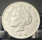 2000 NORFED $10 1oz 999 FINE SILVER FROSTY PROOF BU