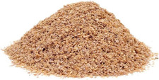 Premium 100 Natural Wheat Bran Bedding, Food for Mealworms and Superworms - 1Lb
