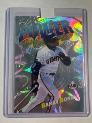 2000 Topps Power Players Barry Bonds #P5 Limited Edition Explosion Holofoil