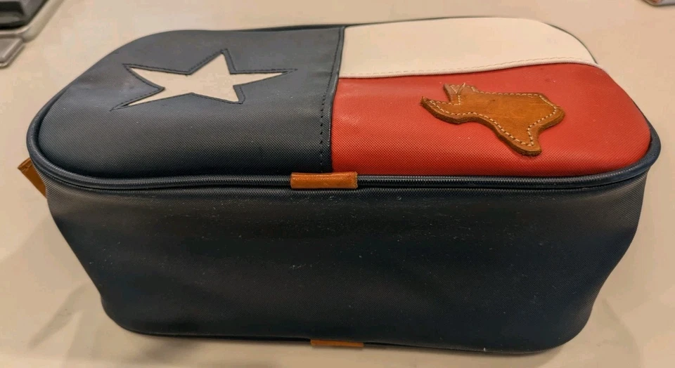Jon Hart TEXAS Shave Dopp Kit Travel Toiletry Makeup Bag Lone Star State - Image 2 of 4
