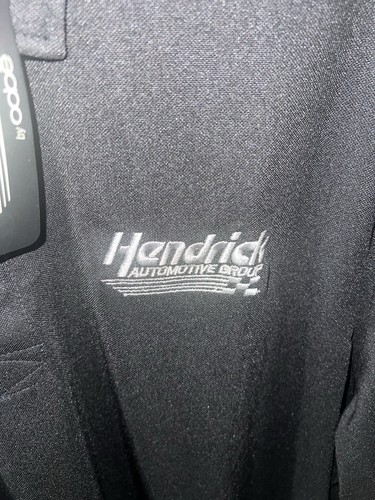 New With Tags Hendrick Automotive Group Mens Black Polo Shirt Polyester Size XL - Picture 2 of 4