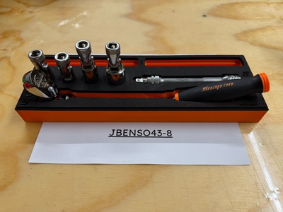 #ad Snap on Tools USA NEW ORANGE 6pc Spark Plug General Service Foam Set 206SPRK02FO $679.95
