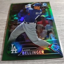 #D /99 2016 Bowman Chrome Prospects Green Refractors #BCP182 Cody Bellinger RC