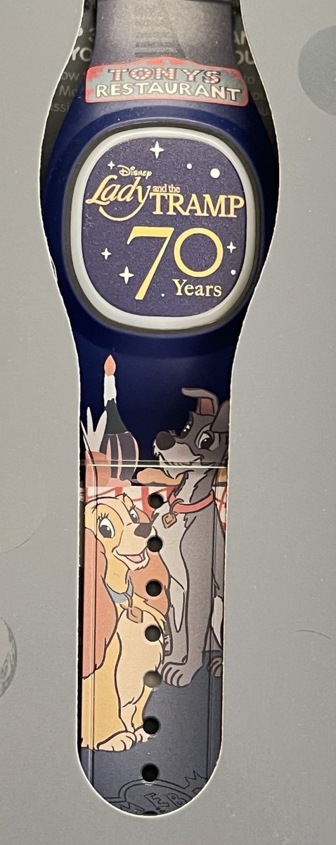 2025 Disney Lady & The Tramp 70th Anniversary LR MagicBand+
