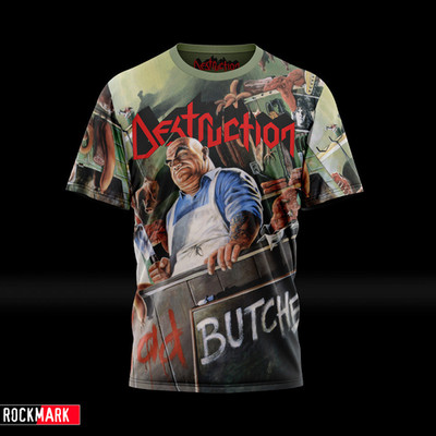 Inspired Destruction Band Mad Butcher Short Sleeve S to 5XL Shirt HL313