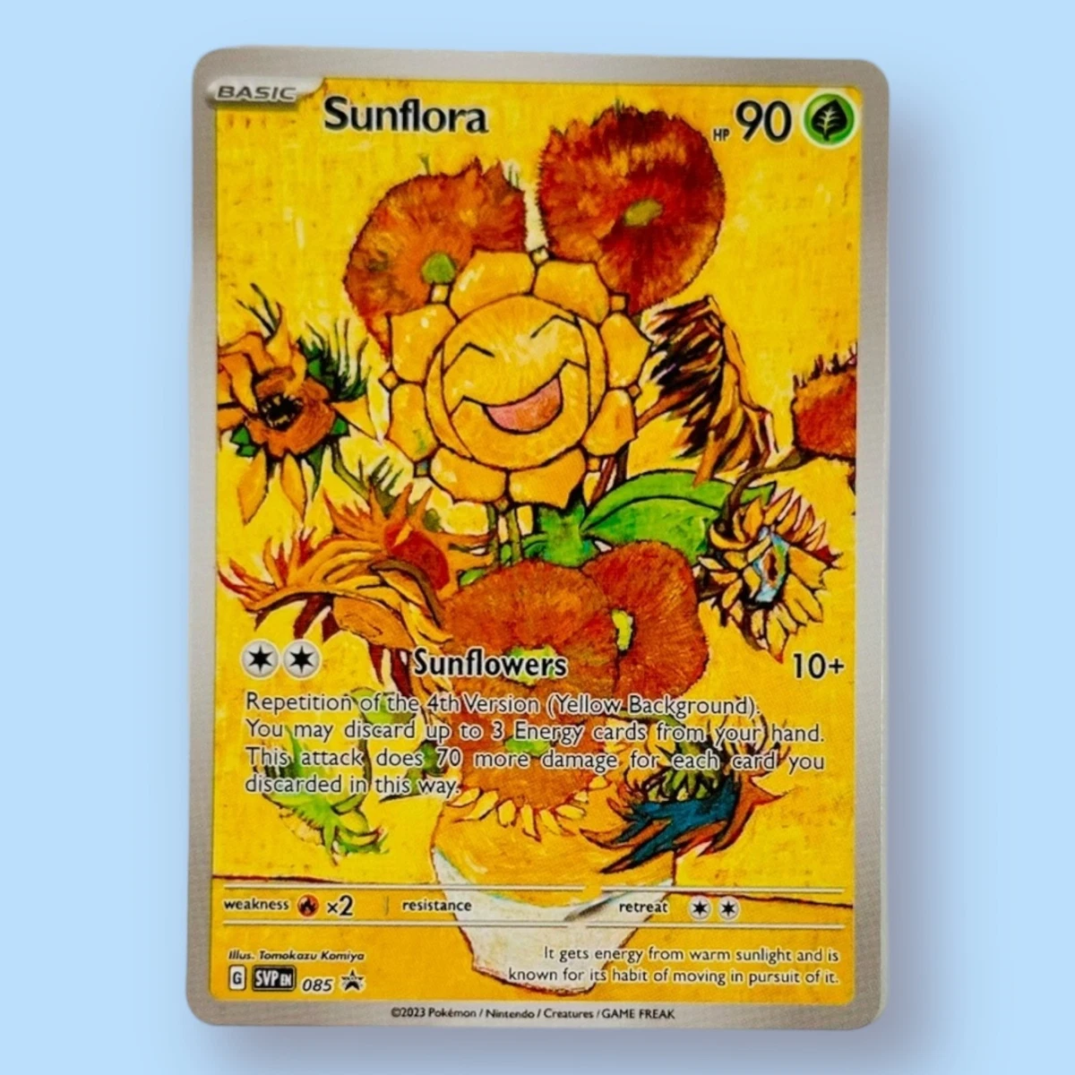 sunflower pokemon card Sunflora (192) [Topps Johto Series 1] – Super Anime Store Pokémon Hit Points80 HP Form Sunflora Van Gogh Gold Metal