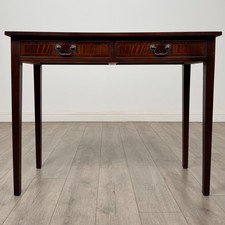Antique 20th Century Writing Table In Mahogany ( AF-5873 )