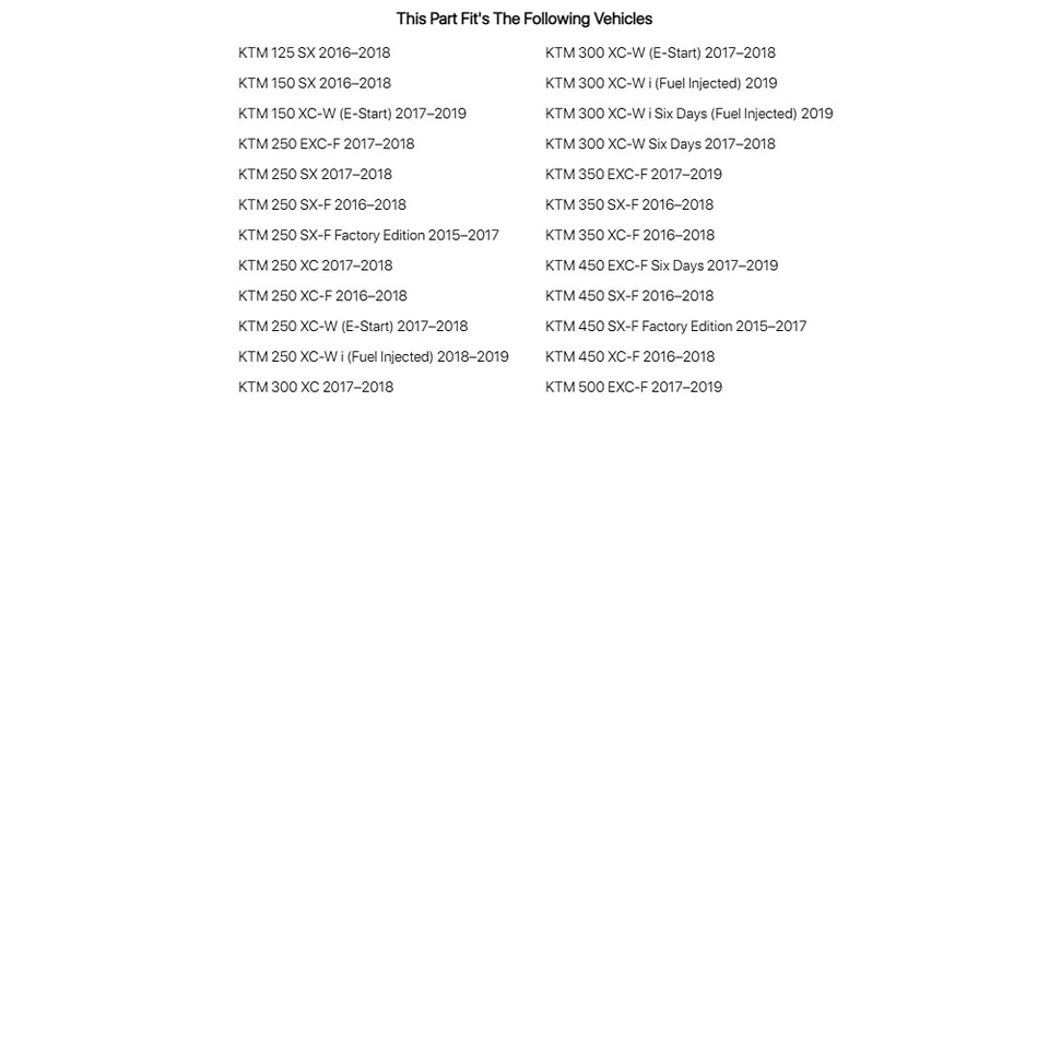 Motoseat MC Seat Foam For KTM 150 SX 2016-2018 - Image 2 of 3