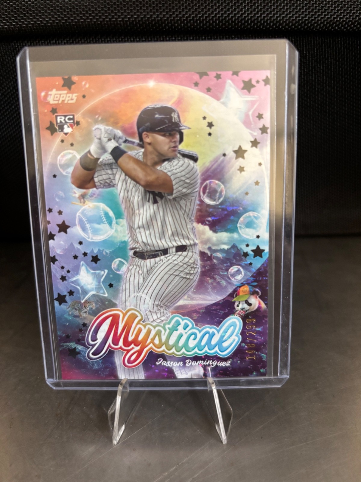 2024 Topps Update Series - Mystical Jasson Dominguez #MYS-7 Black /299 (RC)