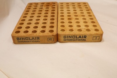 SINCLAIR INTERNATIONAL #3 & #4S Wood RELOADING BLOCK WOODEN TRAY RM