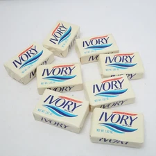 Vtg Ivory Soap Bar Lot of 8 Bars 1.82 oz Size Travel Small Size