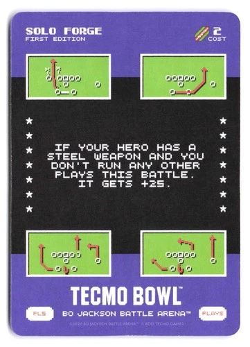 2026 Bo Jackson Battle Arena Tecmo Bowl Solo Forge PL5 Plays SSP