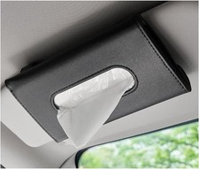 Car Tissue Holder, Vehicle Sun Visor Napkin Box Hanging Paper Towel Dispenser