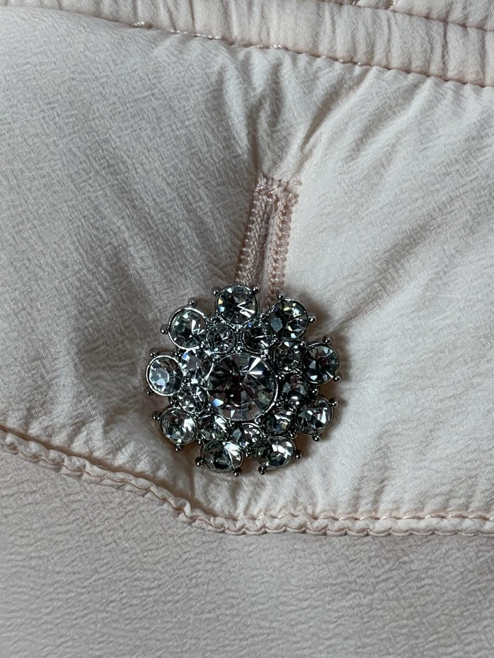 Guess Giorgia Quilted Shacket Pink Size S - Image 3 of 4