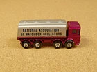 VINTAGE LESNEY MATCHBOX #32 NAMC LEYLAND PETROL TANKER SUPERFAST PURPLE & SILVER