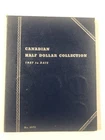 Book Containing 15 Canadian Half Dollars from 1940 - 1960