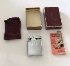Ronson Princess Lighter In Box With Pouch And Brush
