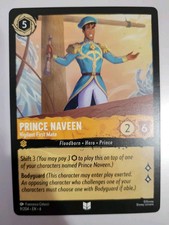 Disney Lorcana TCG - Azurite Sea: Prince Naveen 009/204 - Uncommon-NM