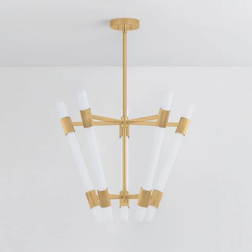 Corbett Lighting 509-32 Krakow 32"W LED Chandelier - Brass - Picture 7 of 8