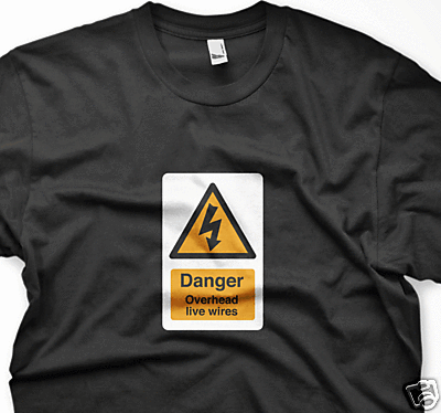 Dieselbahn Modelleisenbahnen Gefahrenschilder T-Shirt