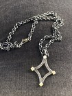 75 % OFF!! Todd Reed T/T 18K YG Silver Diamond Pendant And Chain! — photo 6