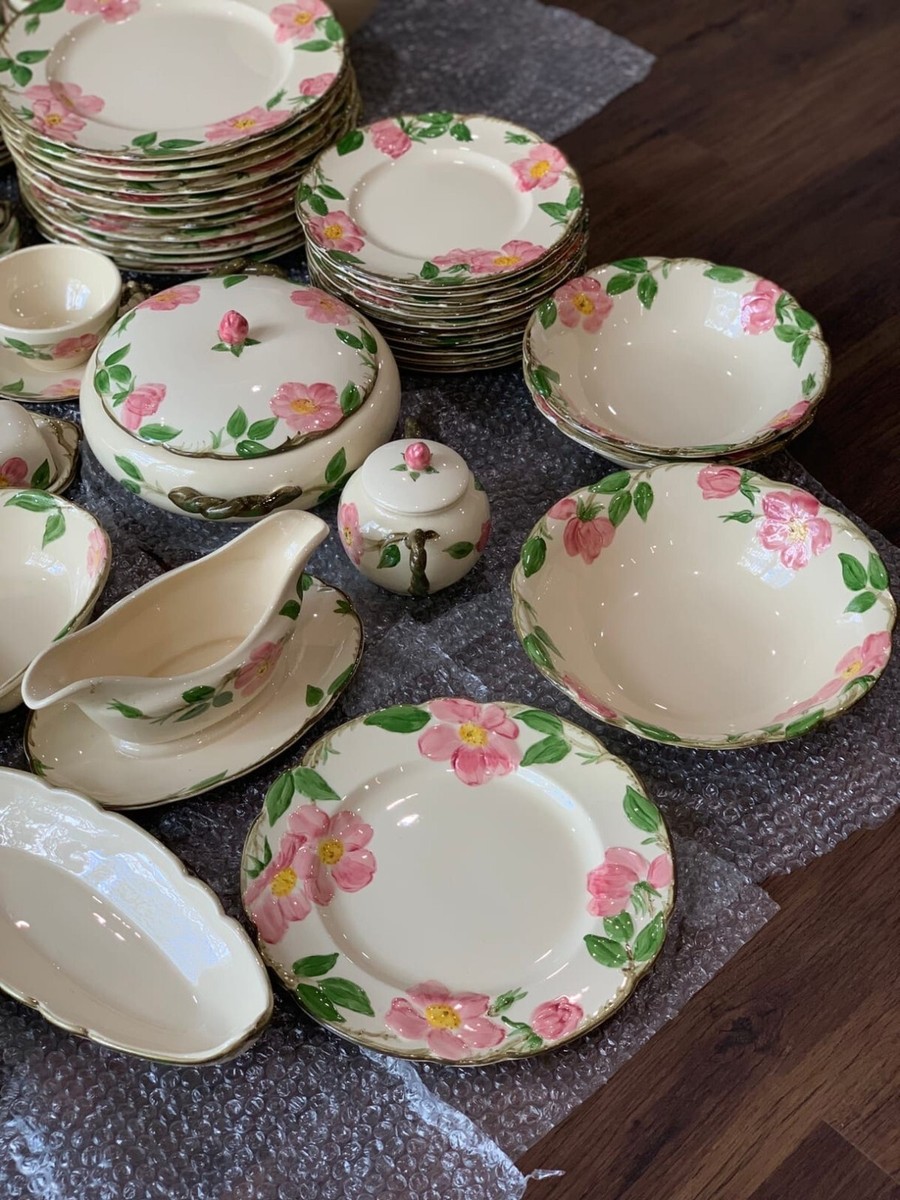Franciscan Earthenware Desert Rose 75 Pc Set | eBay