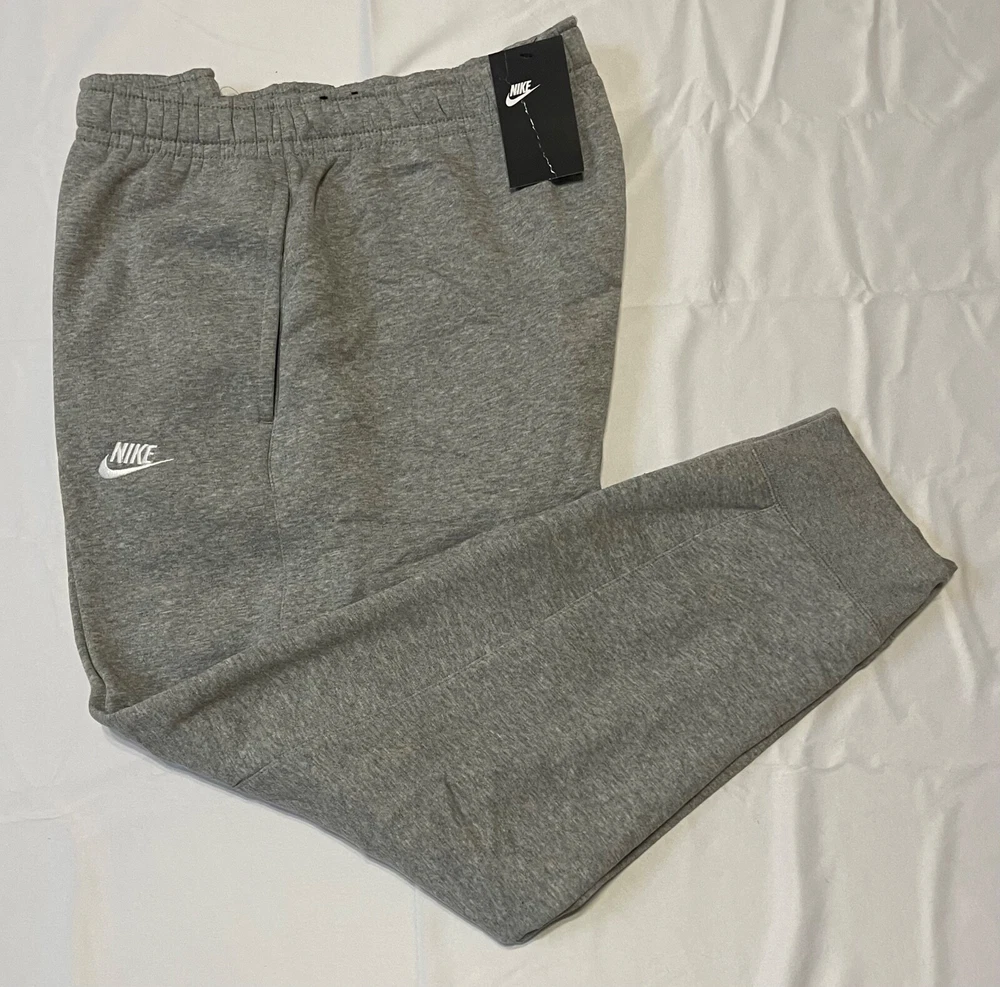 Men’s Nike Sportswear Club Fleece Joggers XXL in Grey for Comfort & Style