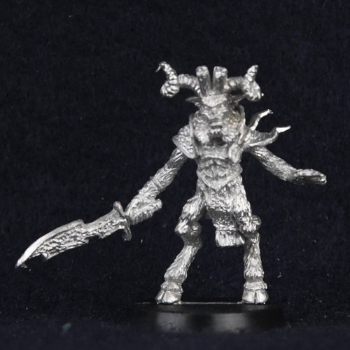 Chaos Beastman Tony Ackland Realm Metal Not Citadel Satyr Studio Beastmen L845