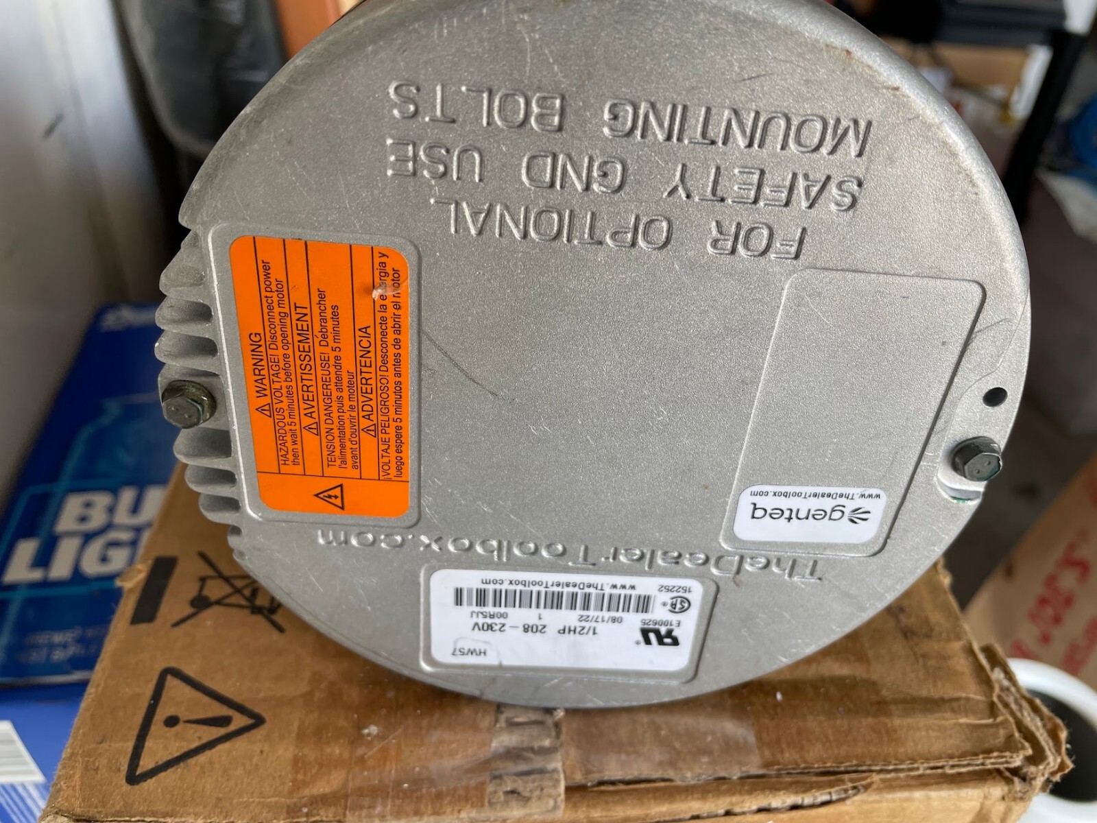 6205E Genteq Evergreen 1/2 HP 208230 Volt Replacement Furnace Blower