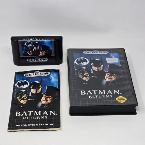 Batman Returns (Sega Genesis) CIB COMPLETE & TESTED