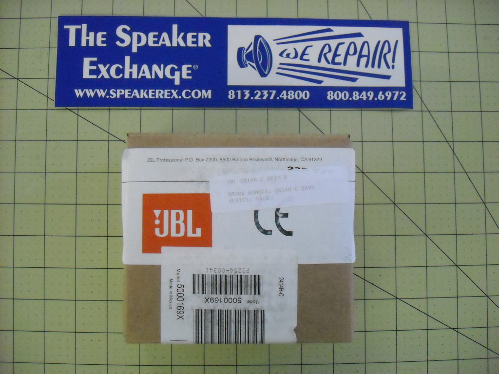 JBL 2414H-C Tweeter Part # 5000169X for PRX412M, PRX415M, PRX425