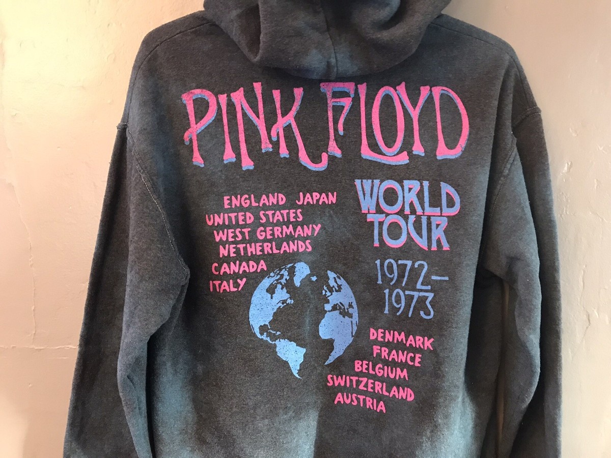 Pink Floyd 1973 World Tour Tie Dye Hoodie Sweater 2020 Small Blue Pink Floyd 1973 World Tour Tie Dye Hoodie Sweater 2020 Small Blue