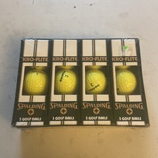 vintage spalding golf balls Kro-Flite Sealed New Dozen 12