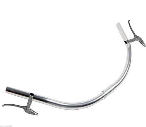 Piega Manubrio in Alluminio + Leve Freno 4 Dita Bici CRUISER | eBay