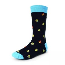 Emoji Gaming Novelty Socks, Mens Emoji Socks, Crazy Men's Socks, Novelty Socks
