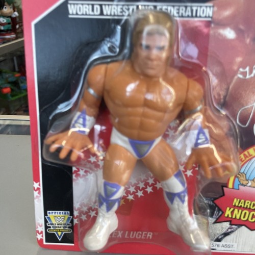  Vintage 1994 Hasbro WWF WWE LEX LUGER Series 8 Re...