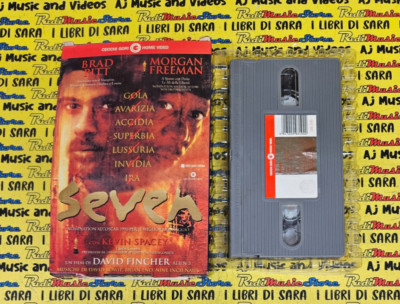 VHS cartonata SEVEN brad pitt morgan freeman 1995 CECCHI GORI 3192 (F246)