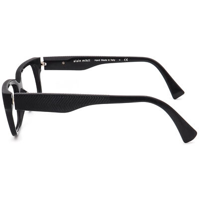 Alain Mikli Eyeglasses A03026 1026 Black Pearl/ Zigzag Square 