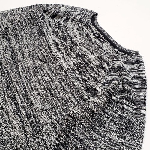 VOLCOM B0731606 CruisinOn Jumper Mix Knit Sweater Wool Blend Gray Marl Melange L - Picture 5 of 10