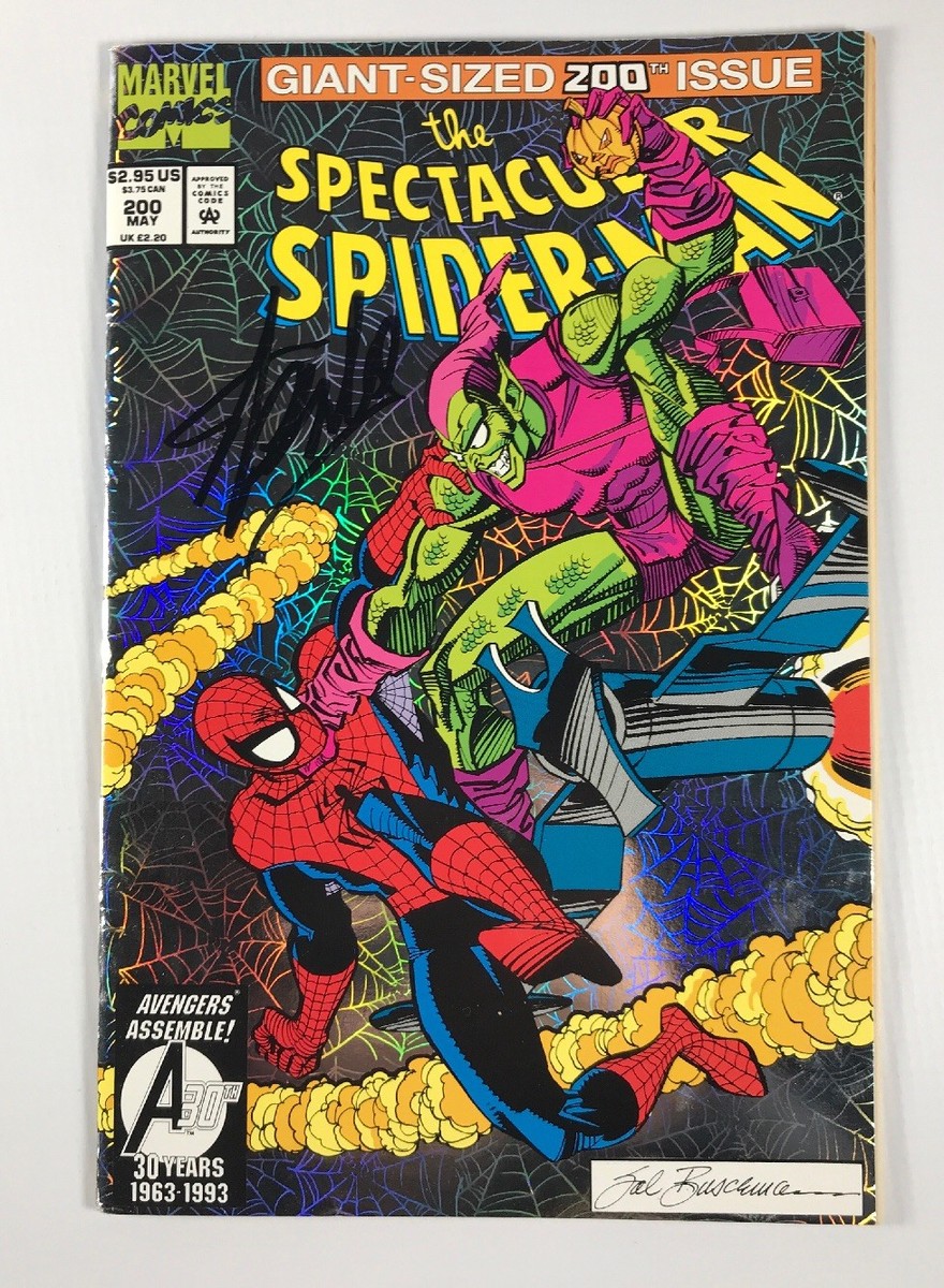Stan Lee Signed Spectacular Spider-Man Marvel Comics Issue #200