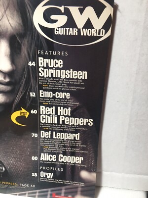 GUITAR WORLD Magazine July 1999-RED HOT CHILI PEPPERS-DEF LEPPARD