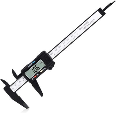 6'' Micrometer Digital Measuring Tool Caliper Vernier Gauge Metric 150mm 6-inch