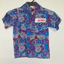 Vintage 1990 s Original Jams Boys Hawaiian Shirt, Deadstock NWT, Size Small